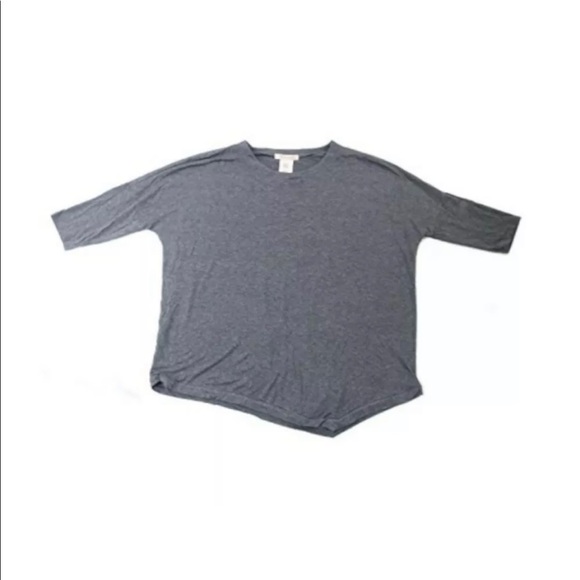 Philosophy asymmetrical 3/4 length sleeve top - Picture 3 of 4